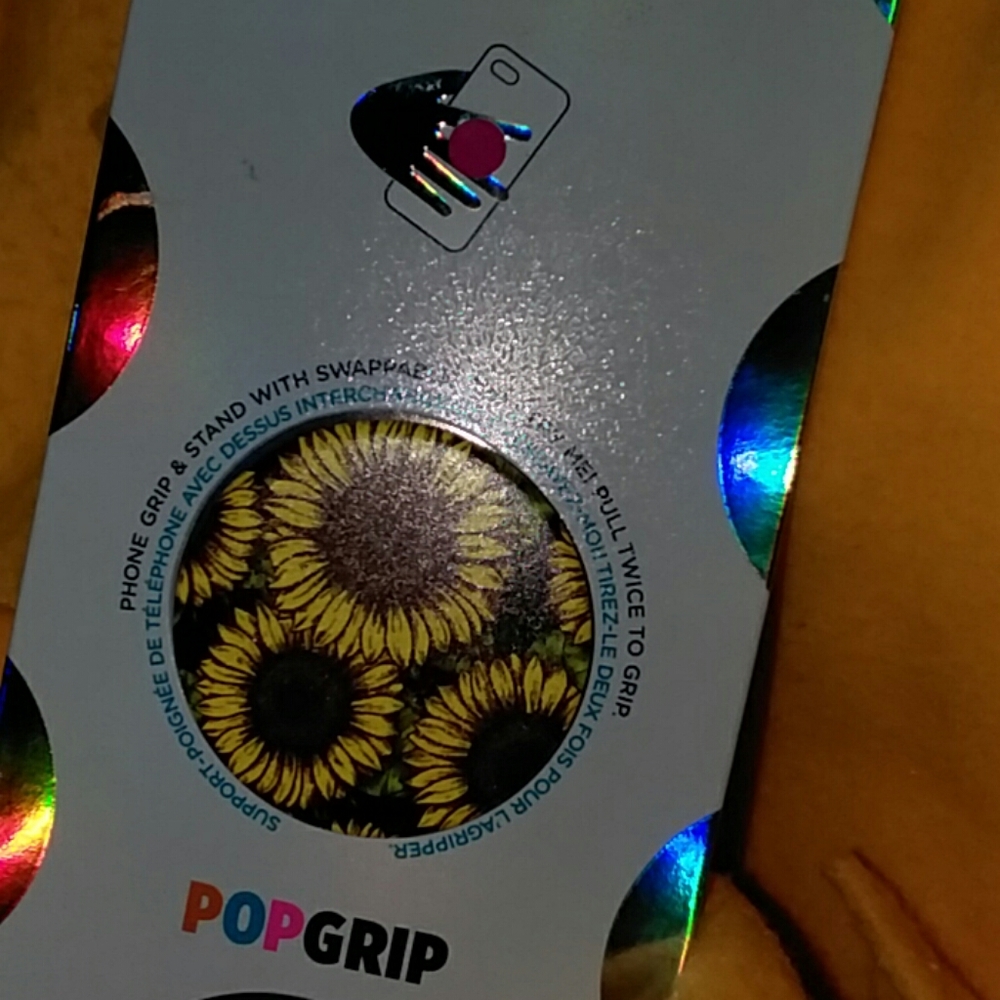 Sunflower popgrip pop socket